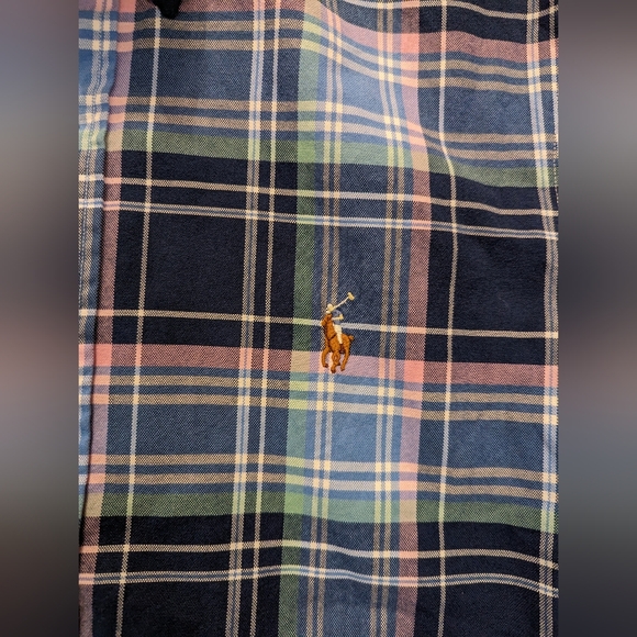 Men's polo Ralph Lauren Oxford size medium - Picture 5 of 6